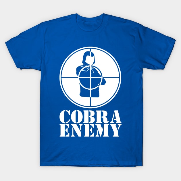 Cobra Enemy - White T-Shirt by Jamspeed